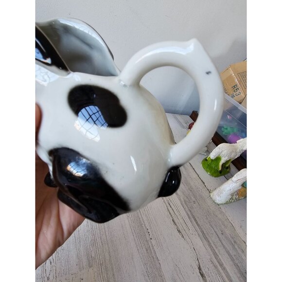 Vintage Tony Wood Staffordshire English rabbit bunny RARE creamer pitcher jug mi - Picture 8 of 10